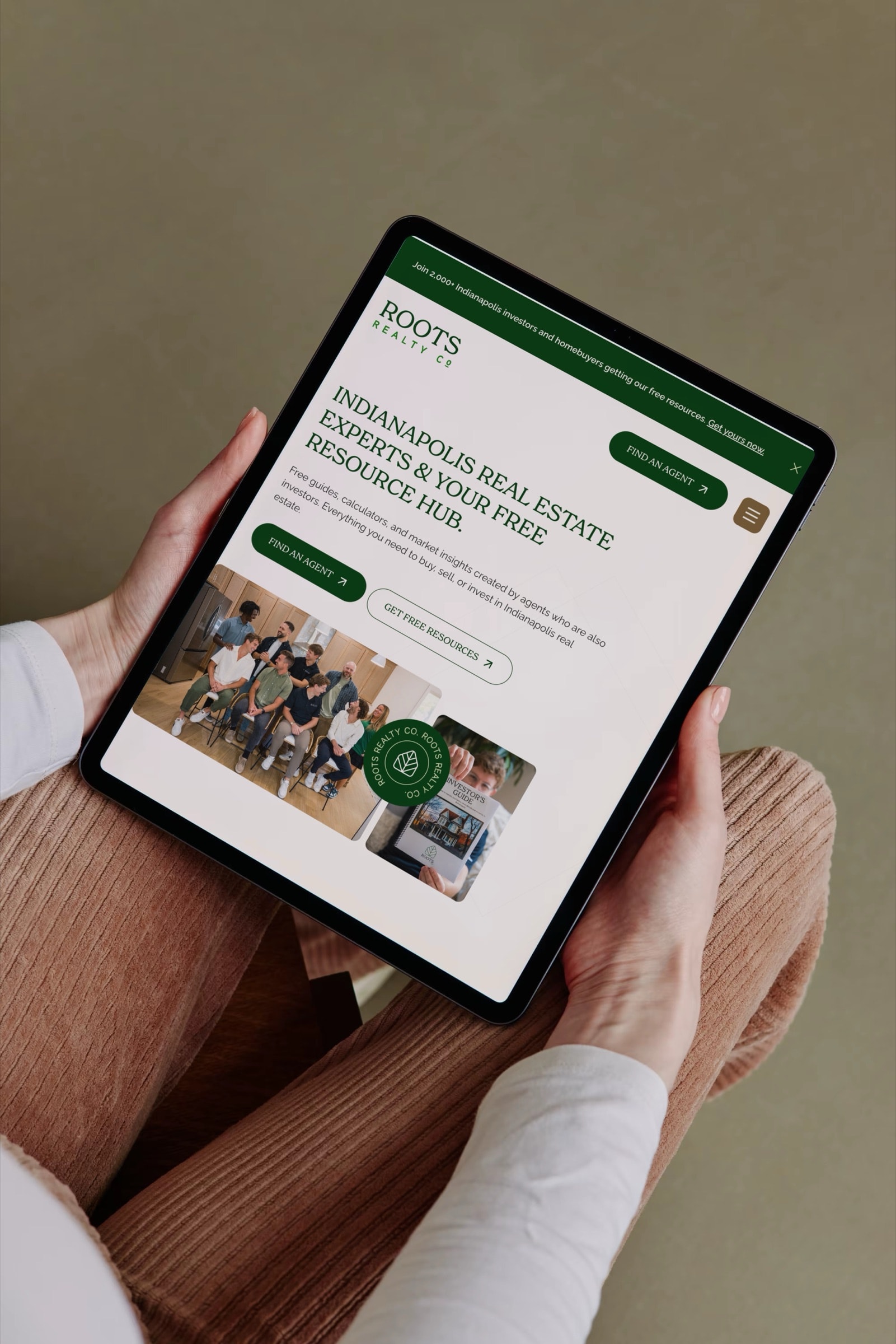 Custom website built by Tuscan Agency